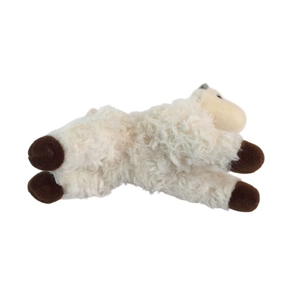 Aurora Mini Flopsy Llama Alpaca Plush 7" White Stuffed Animal Toy - Picture 5 of 8